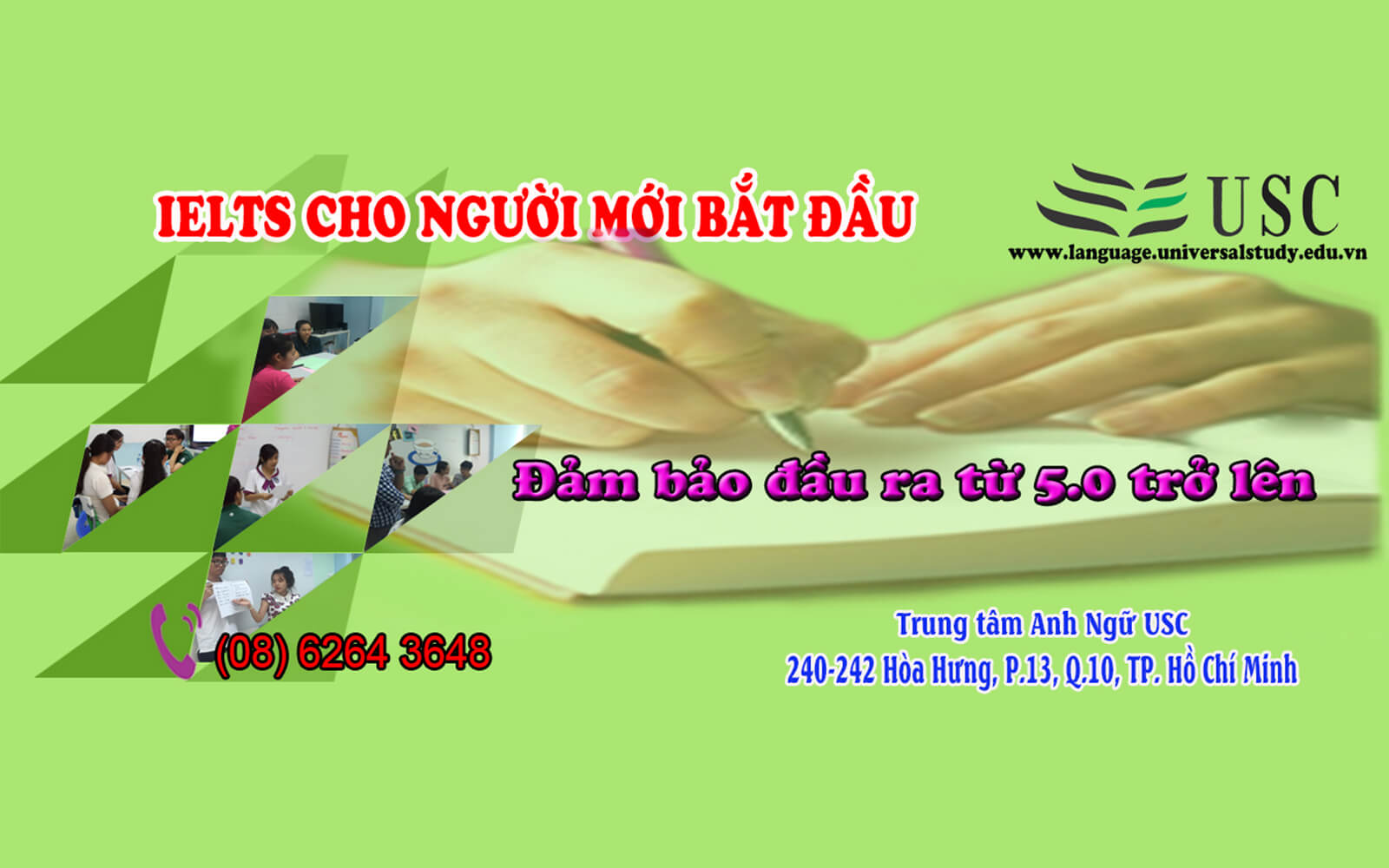 IELTS 4.5 -5.0 – Kết quả trong tầm tay