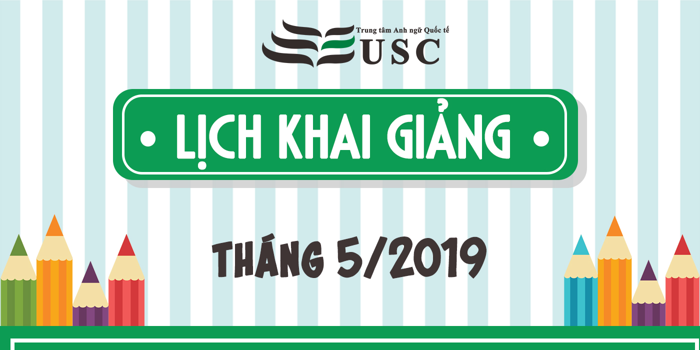 TỔNG KHAI GIẢNG CÁC LỚP TIẾNG ANH HÈ THÁNG 5️-2019