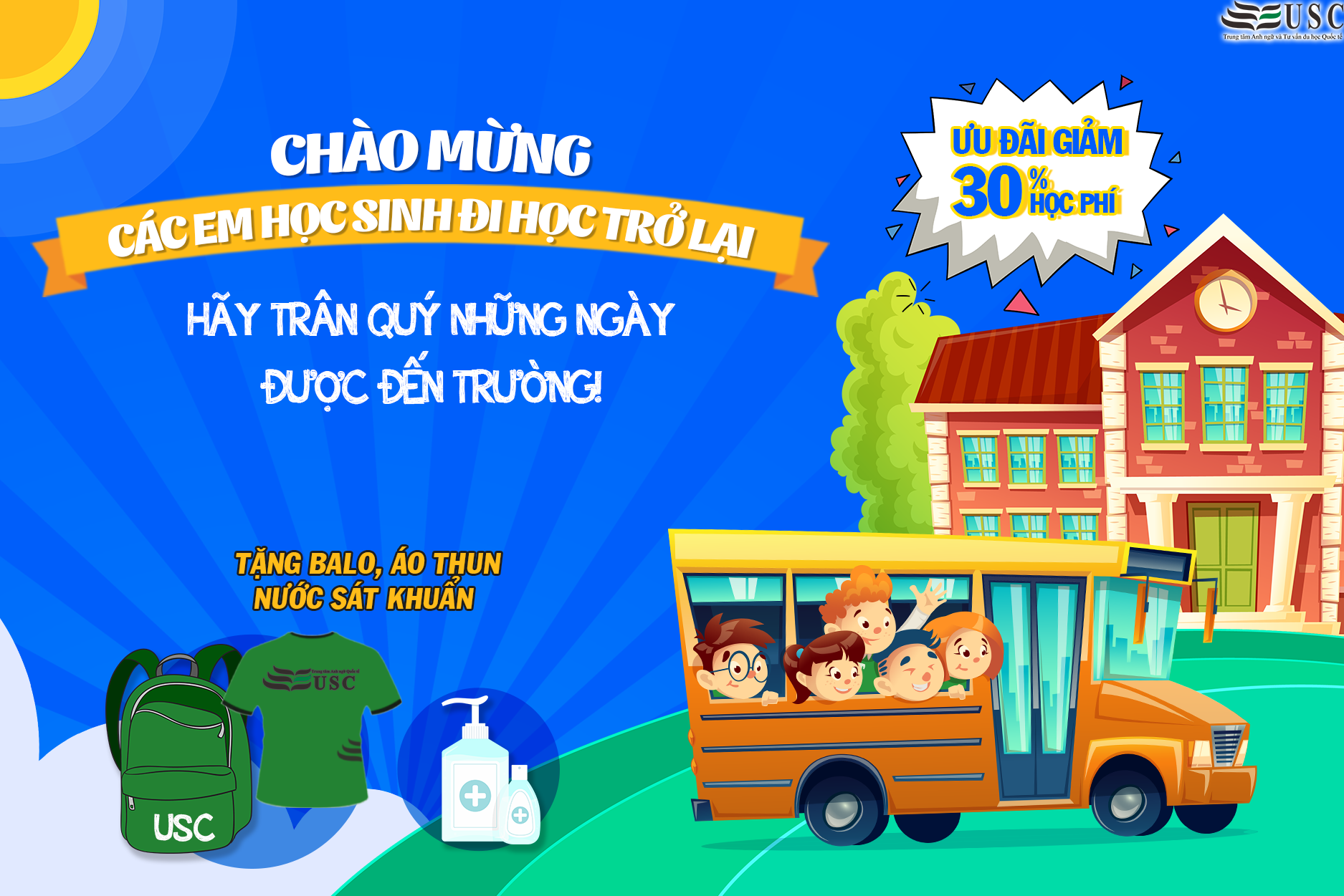 NGÀY VÀNG ƯU ĐÃI HỌC PHÍ TIẾNG ANH 16-17/5 LÊN ĐẾN 30% + QUÀ TẶNG