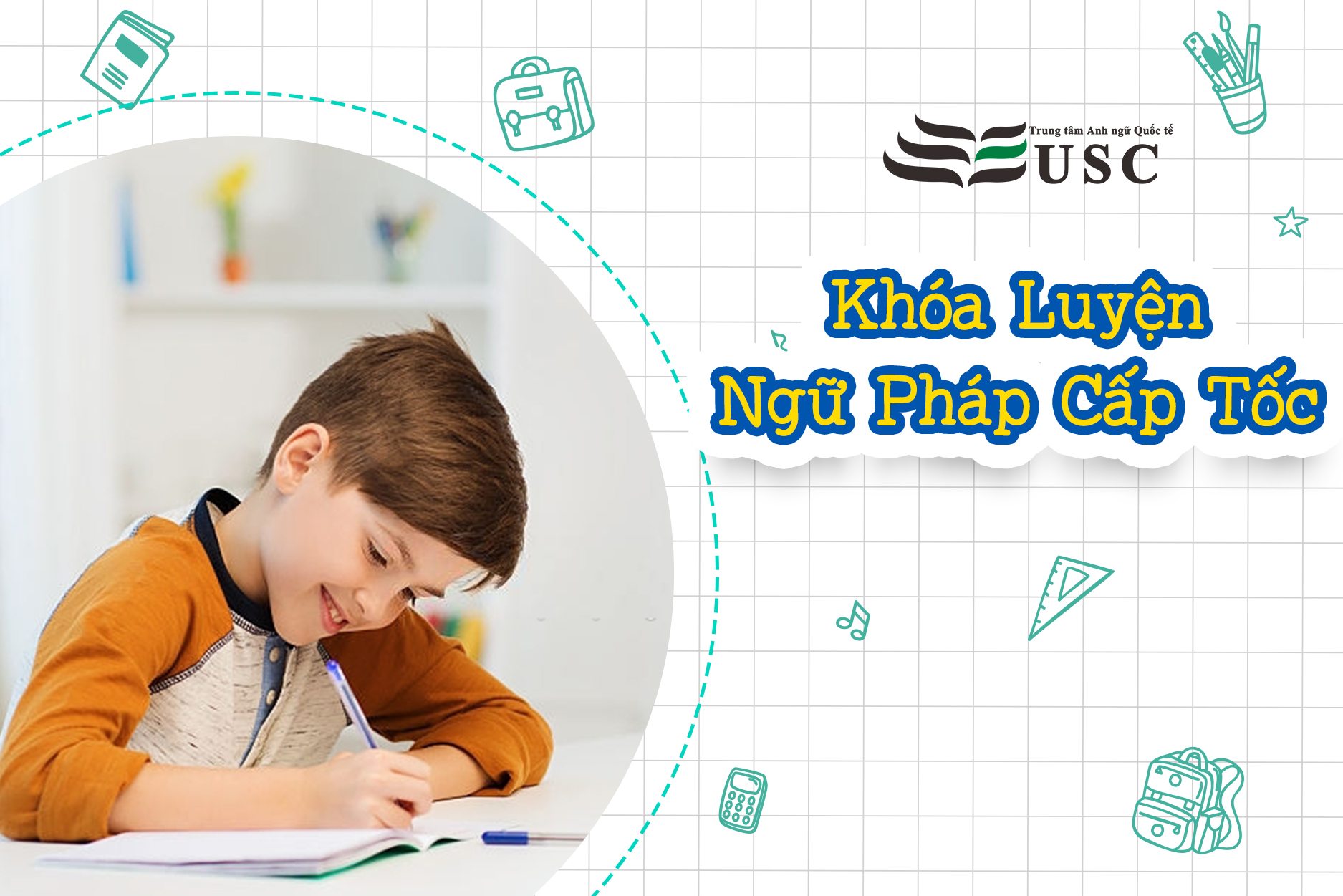 KHÓA LUYỆN NGỮ PHÁP TIẾNG ANH (GRAMMAR) CẤP TỐC