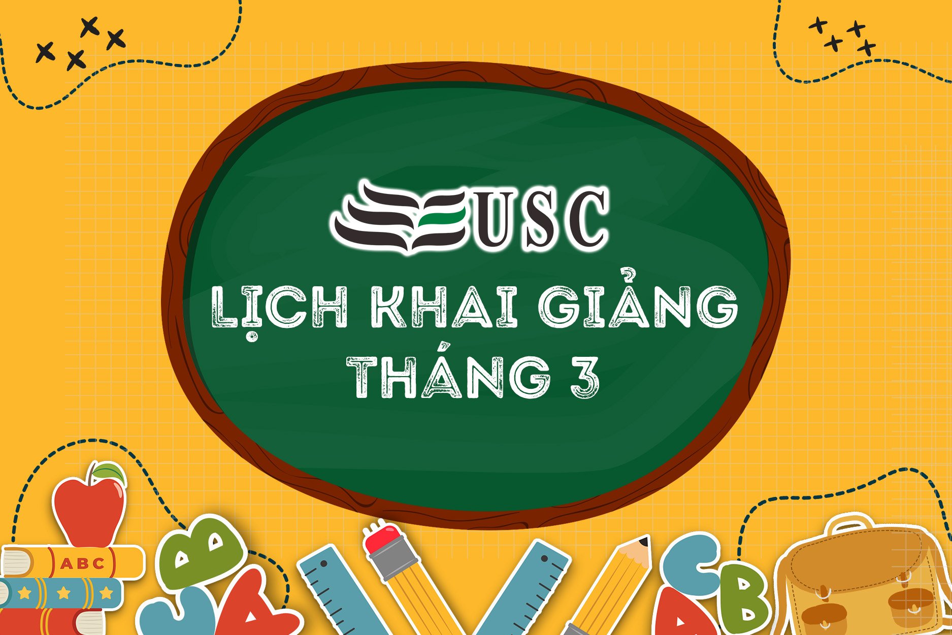 LỊCH KHAI GIẢNG KHÓA HỌC TIẾNG ANH THÁNG 3/2021