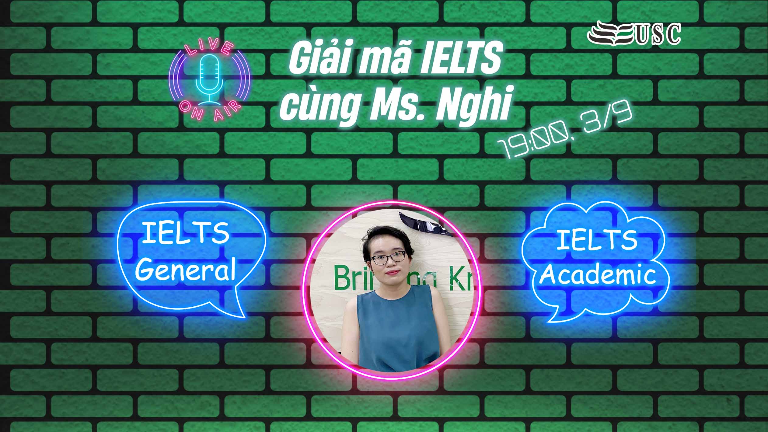 LIVESTREAM: GIẢI MÃ IELTS CÙNG USC