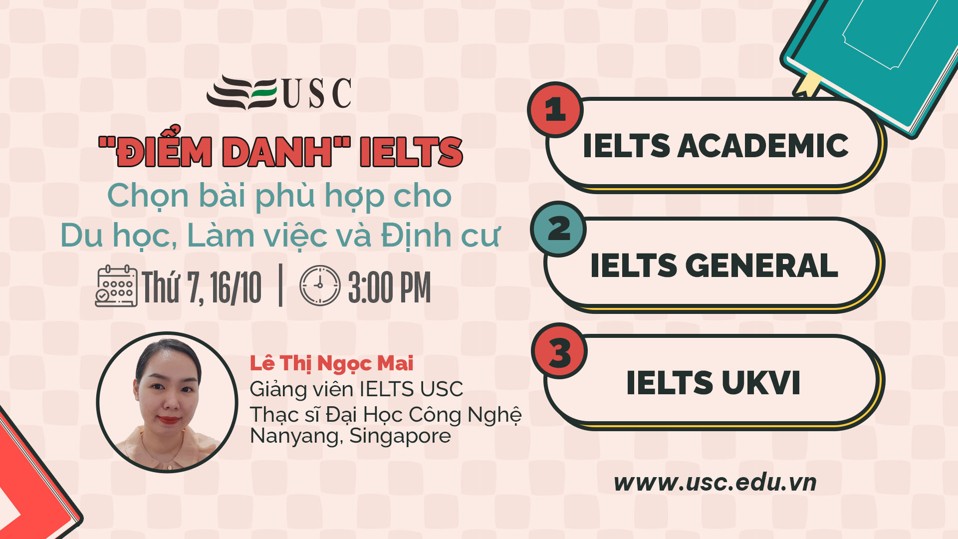 "ĐIỂM DANH" IELTS - Chọn bài Phù hợp cho Du học, Làm việc và Định cư