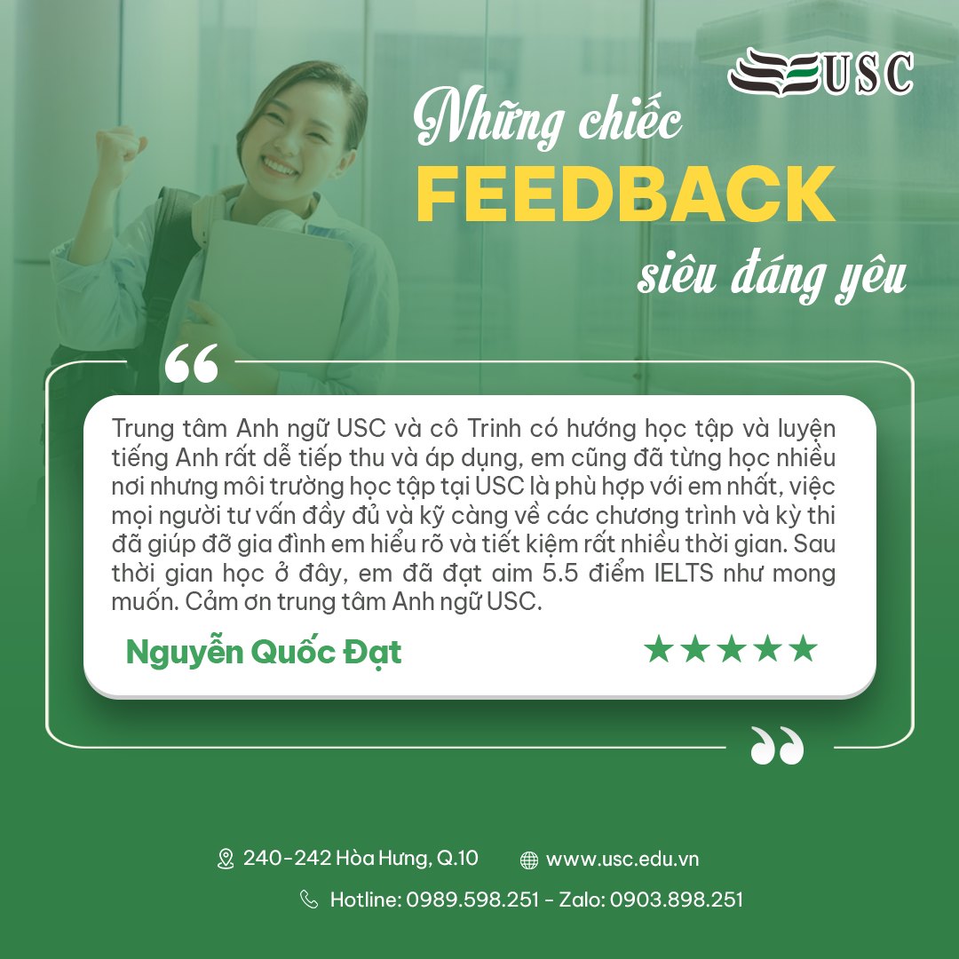 FEEDBACK SIÊU ĐÁNG YÊU TỪ NGUYỄN QUỐC ĐẠT