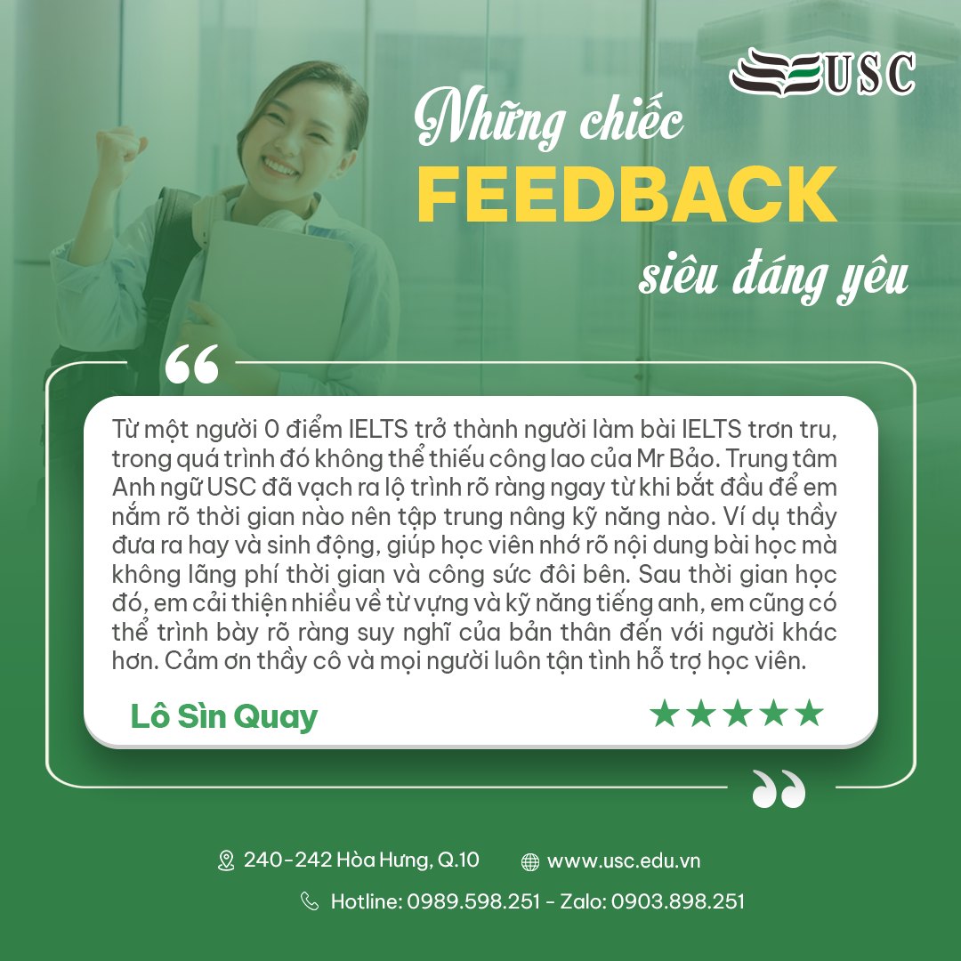 FEEDBACK SIÊU ĐÁNG YÊU TỪ LÔ SÌN QUAY