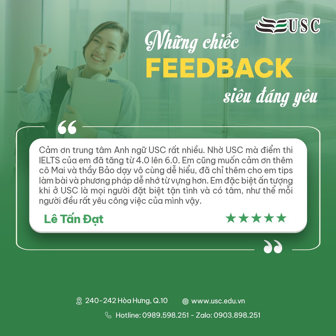 FEEDBACK SIÊU ĐÁNG YÊU TỪ LÊ TẤN ĐẠT