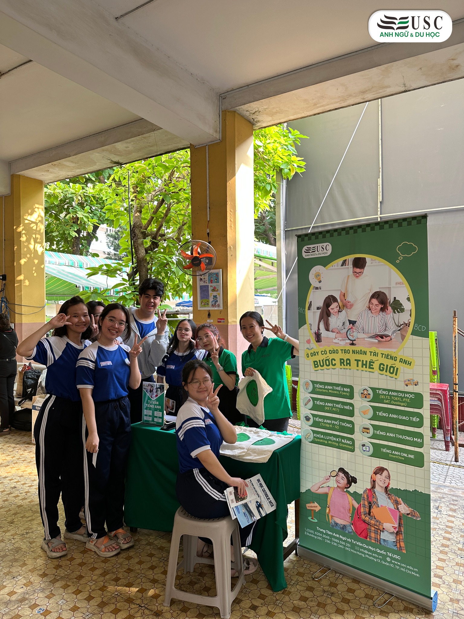 Trung Tâm Anh Ngữ và Tư Vấn Du Học Quốc Tế USC – Đối Tác Chiến Lược Đồng Hành Cùng Trường PTTH Nguyễn Thượng Hiền Trong Chiến Dịch Tư Tấn và Hướng Nghiệp