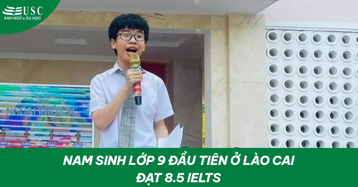 Nam sinh lớp 9 đầu tiên ở Lào Cai đạt 8.5 IELTS
