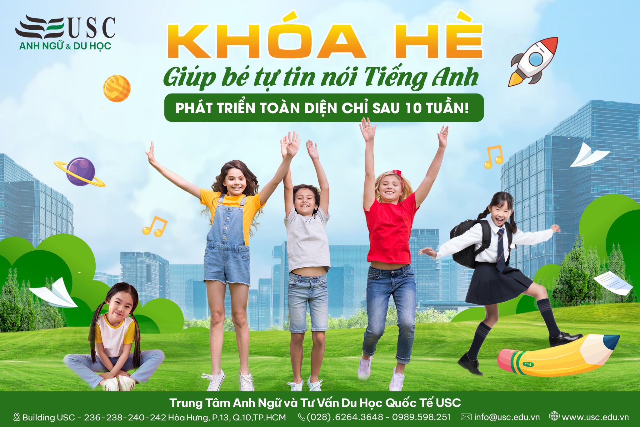 KHÓA HÈ GIÚP BÉ TỰ TIN NÓI TIẾNG ANH – PHÁT TRIỂN TOÀN DIỆN CHỈ SAU 10 TUẦN!