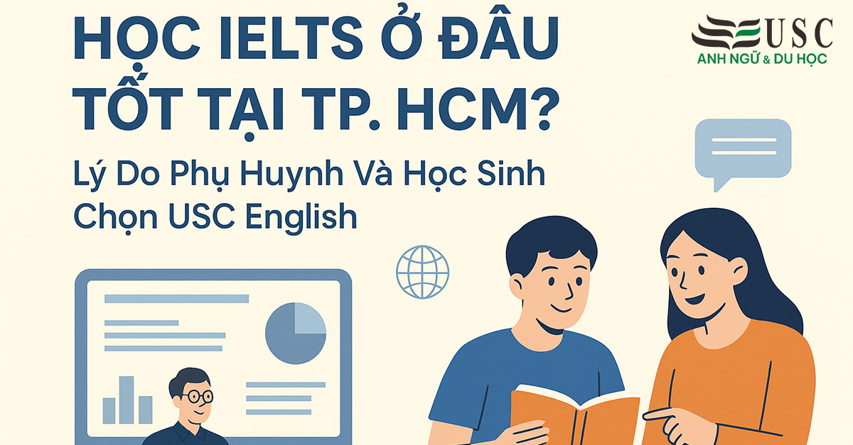 Học IELTS Ở Đâu Tốt Tại TP.HCM? Lý Do Phụ Huynh Và Học Sinh Chọn USC English