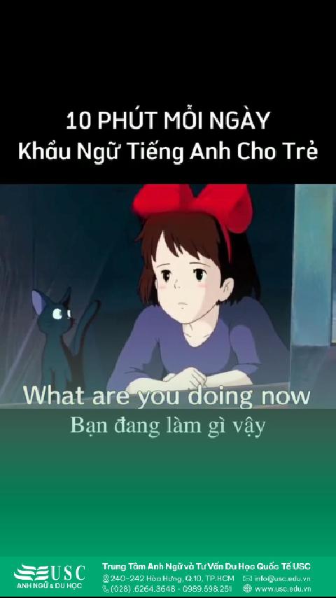 😴 Không cần nhiều bài phức tạp, chỉ một lời chúc trước khi ngủ cũng đủ để con luyện nói. 🎧 Cùng bé học tiếng Anh với USC qua chủ đề “Chúc ngủ ngon"