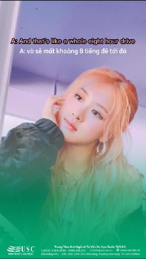 Chuyến đi 8 tiếng và… không phút nào Rosé ngưng hát. Từ ballad đến quốc ca, âm nhạc chính là niềm vui của cô ấy! 💛🎵 🎤🔥 Luyện nghe tiếng Anh cùng USC qua buổi phỏng vấn và khám phá playlist bài hát yêu thích của cô.