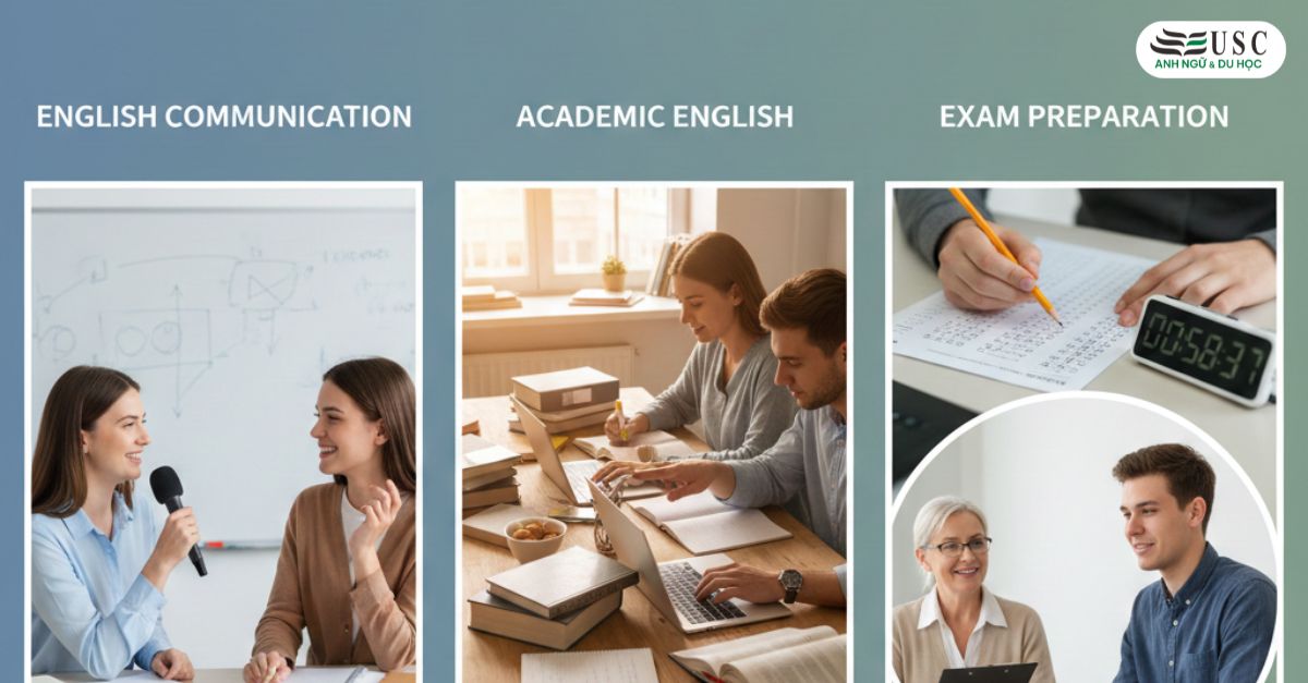 Phân biệt Tiếng Anh Giao Tiếp – Học Thuật – Luyện Thi: Phụ huynh cần biết trước khi cho con du học