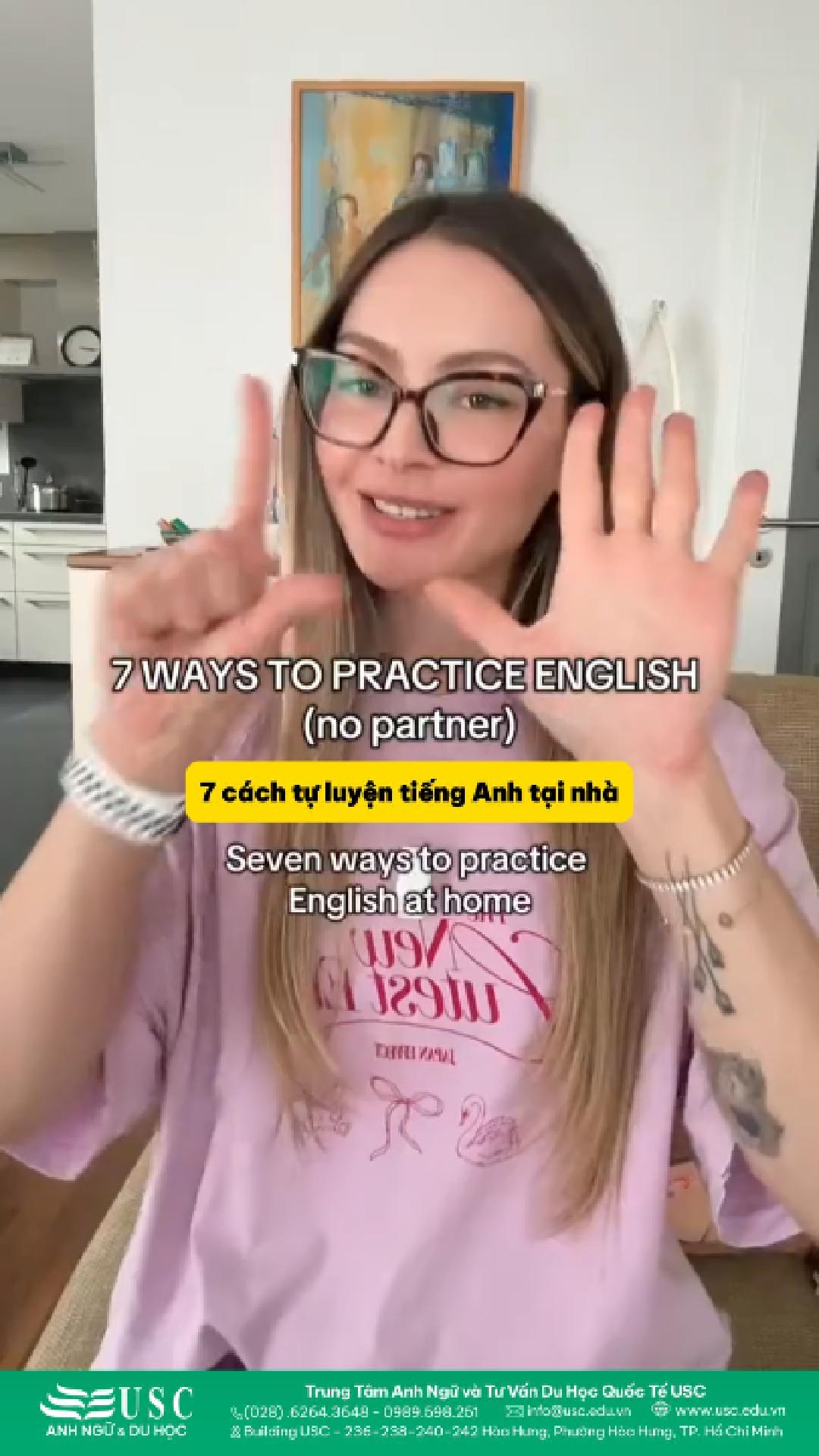 Đừng lướt nếu bạn đang học tiếng Anh một mình. 7 cách mình đã áp dụng suốt nhiều năm để tự luyện nói tại nhà. Lưu video và luyện tập ngay, bạn sẽ thấy khác biệt chỉ sau 30 ngày. 🚀