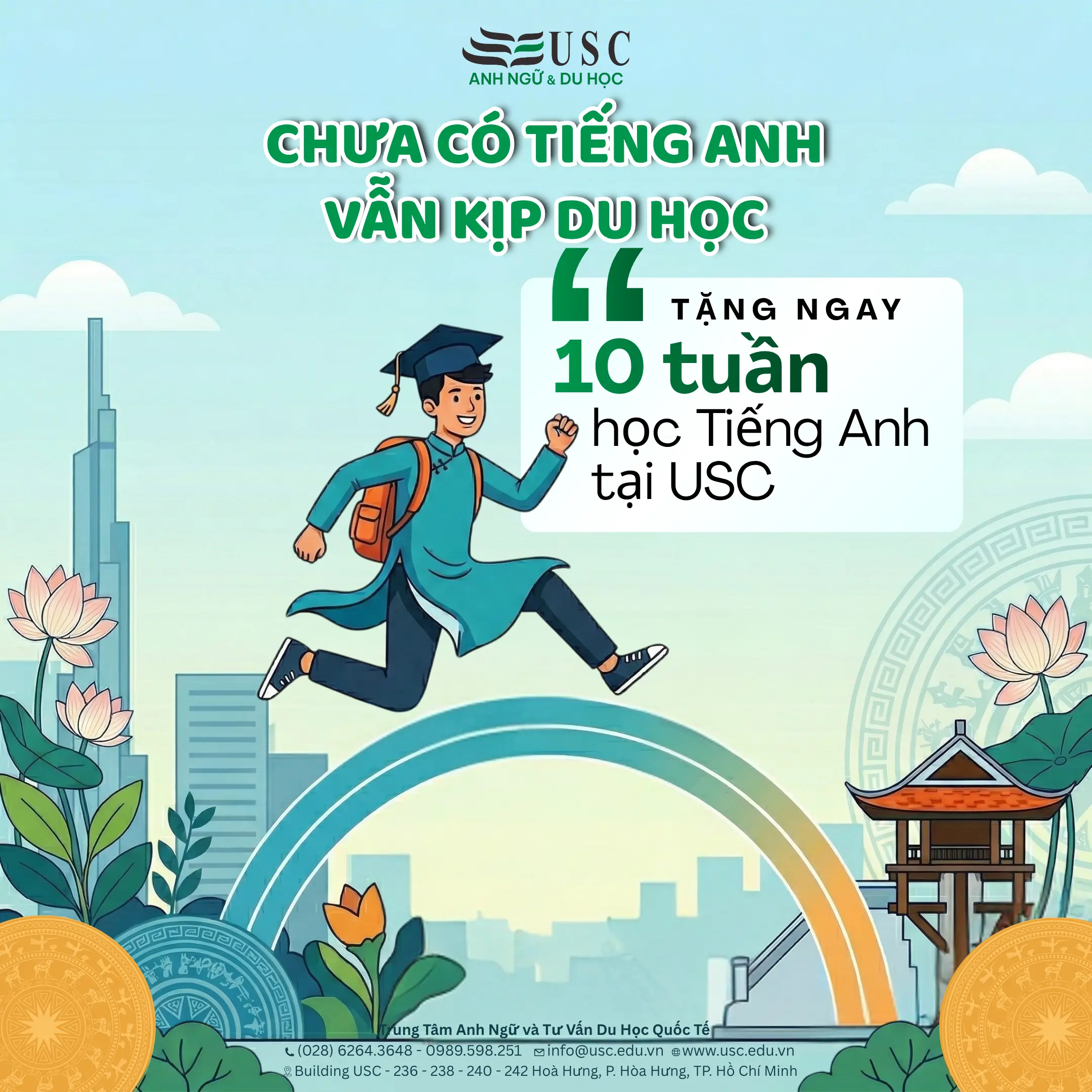 CHƯA CÓ TIẾNG ANH VẪN KỊP DU HỌC