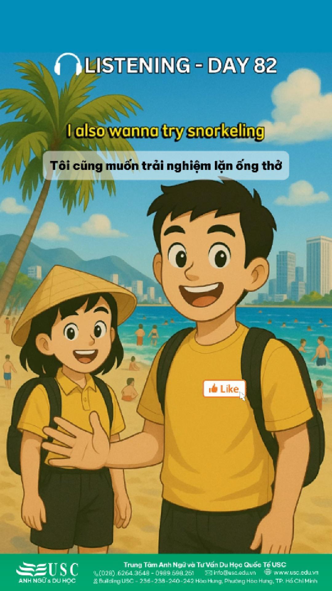 🤿 Đắm mình dưới làn nước trong vắt, ngắm nhìn rạn san hô và những đàn cá rực rỡ ở Nha Trang là trải nghiệm bạn nhất định phải thử một lần. 🌊 👉 Làm sao để miêu tả cảnh sắc này thật sinh động trong phòng thi? Xem ngay bài mẫu IELTS Speaking từ USC! 🎧