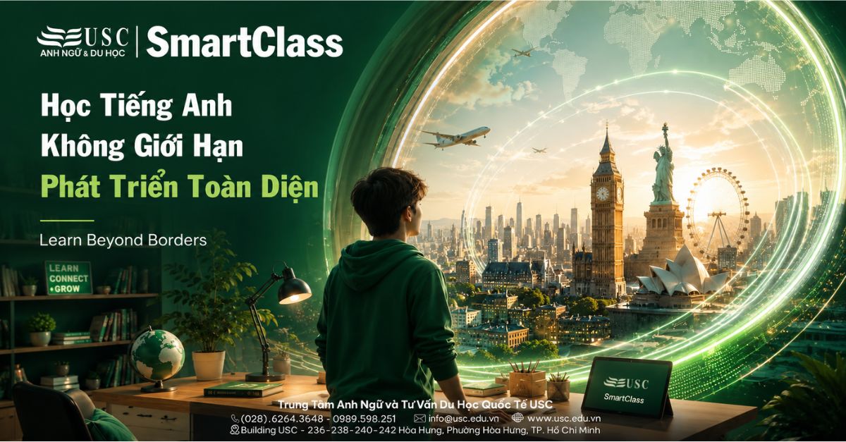 SMARTCLASS – HỌC TIẾNG ANH KHÔNG GIỚI HẠN. PHÁT TRIỂN TOÀN DIỆN